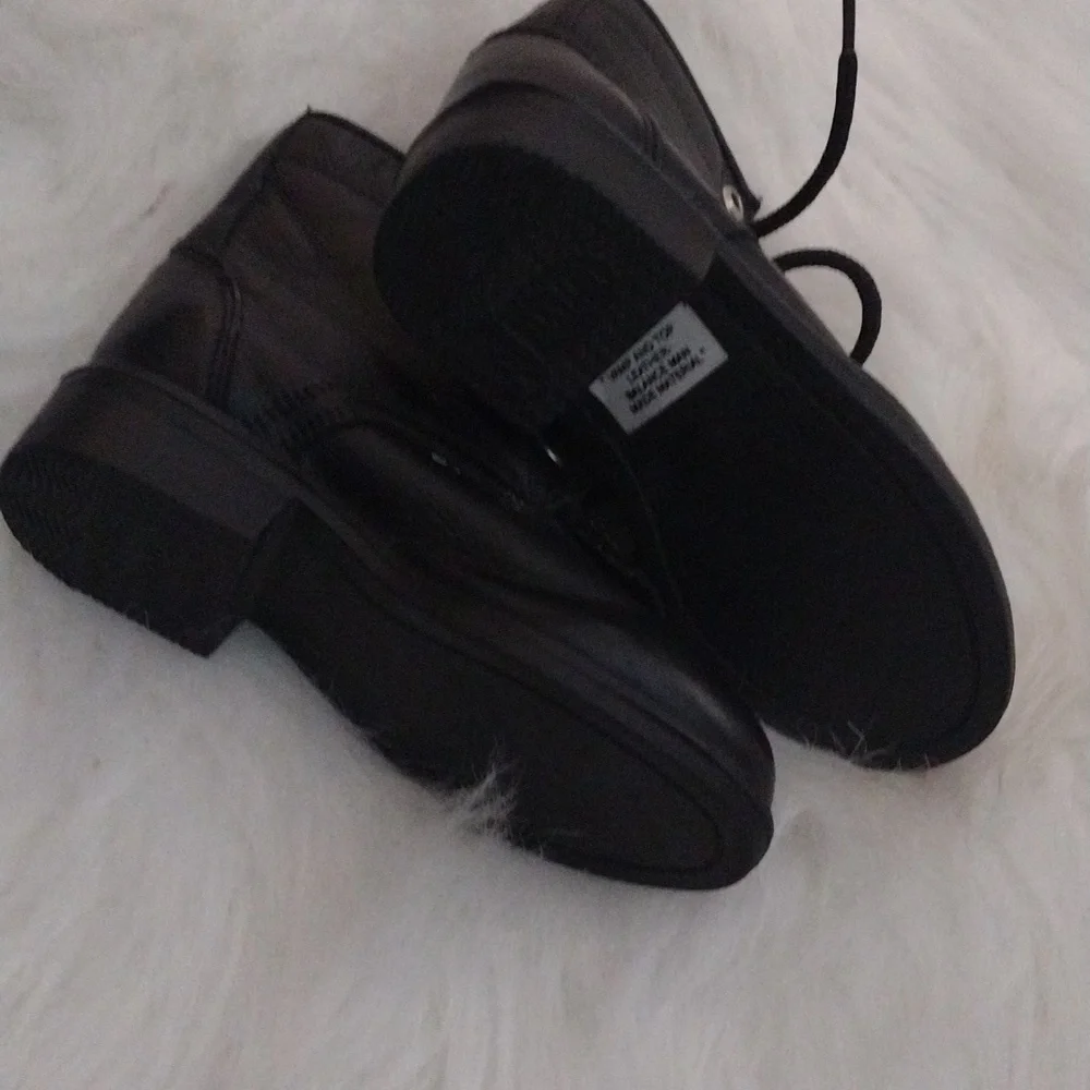Justin Boots For Infants Black Lace-Up Boots